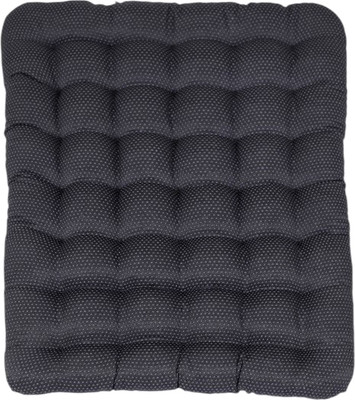 Подушка на стул BIO-LINE С холлофайбером и ПВХ-нанесением 40x60 / PSG35PH (темно-серый) -