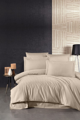 Комплект постельного белья DO&CO 2сп Delux / 12214 (капучино) -