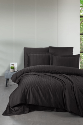 Комплект постельного белья DO&CO 2сп Delux / 12214 (шоколадный) -