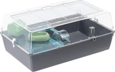 Клетка для грызунов Ferplast Mini Duna Hamster / 57029599 (темно-серый) - 