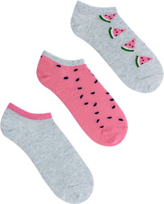 Носки детские Mark Formelle 406A-2369 (р.24, светло-серый меланж/лиловый) -