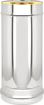 Труба дымохода Везувий AISI 304 0.8/430 0.5 д.115х200 L-0.5м - 