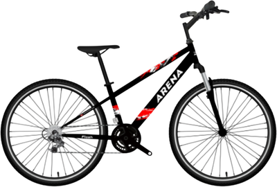 Велосипед Arena Flash 24 2026 (12, черный, разобранный, в коробке) - 