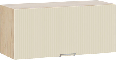 Шкаф под вытяжку ТриЯ Кимберли 1В8Г с одной откидной дверью (дуб крафт золотой/крем) -