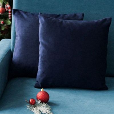 Комплект подушек декоративных BIO-LINE Полиэфирное волокно / PDH (2шт, темно-синий) - 