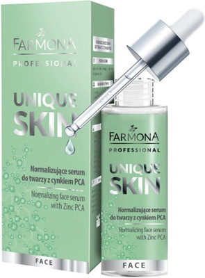 Сыворотка для лица Farmona Professional Unique Skin Нормализующая с Цинк PCA (30мл) - 