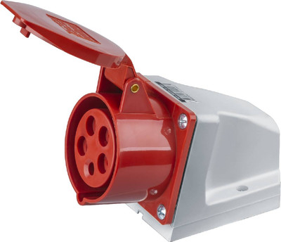 

Розетка силовая, 115 3Р+N+РЕ 32А 380В IP44 / 14296