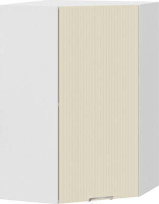 Шкаф навесной для кухни ТриЯ Кимберли 1ВВ6У угловой (белый/крем) -