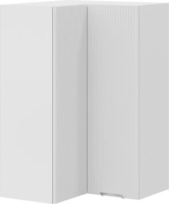 Шкаф навесной для кухни ТриЯ Кимберли 1ВВ6УП угловой прямой (белый/сноу) -