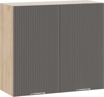 Шкаф навесной для кухни ТриЯ Кимберли 1ВВ8 с двумя дверьми (дуб крафт золотой/муссон) -