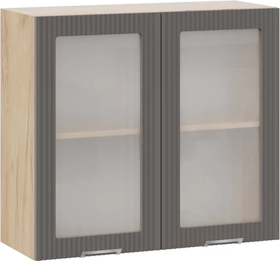 

Шкаф навесной для кухни, Кимберли 1ВВ8С с двумя дверьми