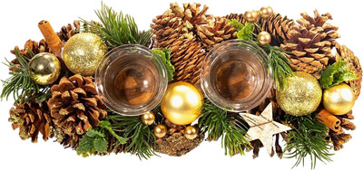 Подсвечник Elan Gallery Новогодний лес / 450183 -