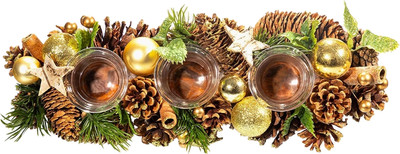 Подсвечник Elan Gallery Новогодний лес / 450184 -