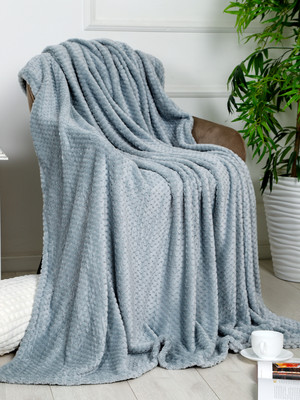 Плед BIO-LINE Велсофт 100x150 / PLED150 (графит) - 
