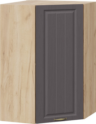 Шкаф навесной для кухни ТриЯ Лина 1ВВ6У угловой (дуб крафт золотой/графит) -