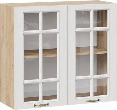 

Шкаф навесной для кухни, Лина 1ВВ8С с двумя дверьми