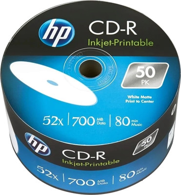 Набор дисков CD-R HP 52x Printable 700MB / 69301 (50шт) -