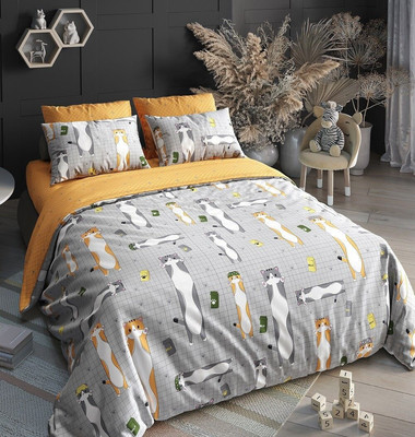 

Комплект постельного белья, Тинейджер № Кот-батон 7697 1.5сп