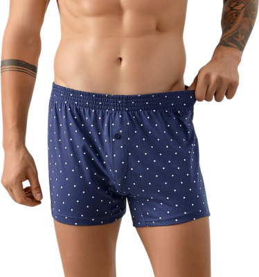 Трусы мужские Mark Formelle 411152 (р.114-124, звездочки на джинсовом) -