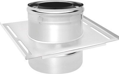 

Площадка монтажная для дымохода, AISI 304 0.8/430 0.5 д.115х200 300x300мм