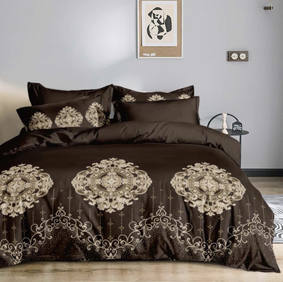 Комплект постельного белья Alleri Эко Сатин Евро / СС-564 -