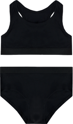 Комплект бельевой детский Mark Formelle 447703 (р.152-76, черный/декор) - 