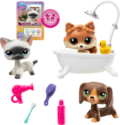 Игровой набор Hasbro Littlest Pet Shop Груминг спа / 00638_LPS  -
