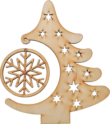 Набор елочных игрушек Dipriz елка с игрушкой / НИ_5 - 