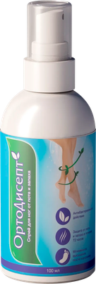 Спрей для ног ОртоДисепт от пота и запаха (100мл) - 