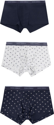 Комплект мужских трусов Mark Formelle 411124-3 (р.86-96, узор на грозе/на сером меланже/гроза) -