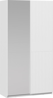 Шкаф-купе ТриЯ Оскар Тиффани Т2 1200 / 282715 ( белый/белый снег/белый софт) - 