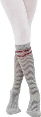 Колготки детские Mark Formelle 712K-1932 (р.104-110, серый меланж/белый) - 