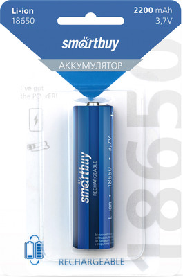 Аккумулятор SmartBuy SBBR-18650-1B2200 - 