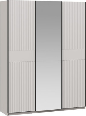 Шкаф-купе ТриЯ Оскар Тиффани Т2 1800 / 280822 (черный/кашемир/кашемир матовый) - 