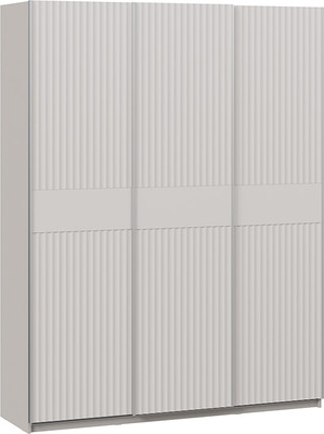 Шкаф-купе ТриЯ Оскар Тиффани Т2 1800 / 282742 (серебро/кашемир/кашемир матовый) - 