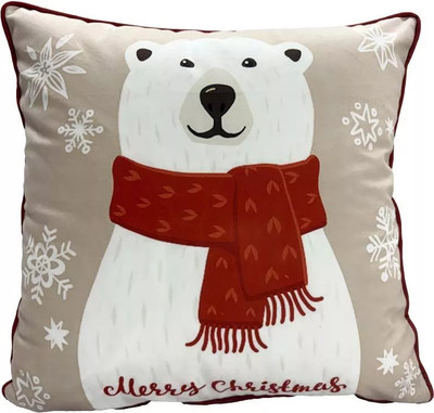 Чехол на подушку Arya Nordic Bear / 8680943258724 (бежевый) - 