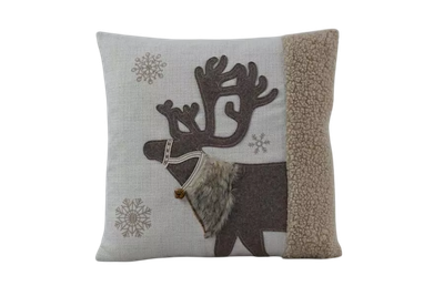 Чехол на подушку Arya Nordic Reindeer / 8680943258656 (бежевый) - 