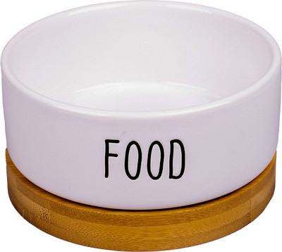 Миска для животных Mr. Kranch Food / MKR019738 (белый) -
