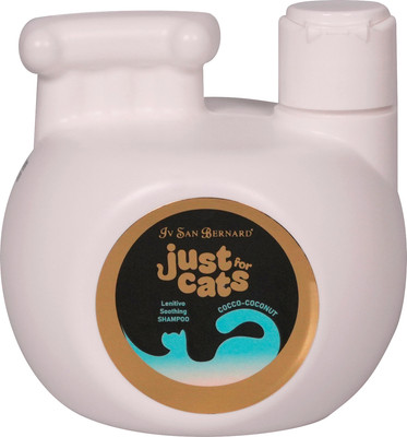Шампунь для животных Iv San Bernard Just for cats Coconut Успокаивающий для любого типа шерсти (300 мл) - 