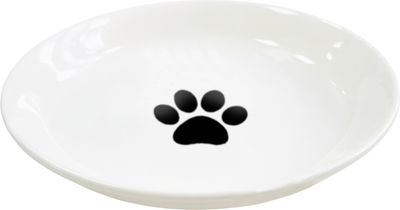 Миска для животных HaisenPet Лапка / SN0011-6383 (белый) -