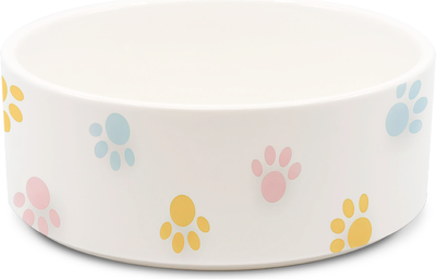 Миска для животных HaisenPet Лапки цветные / SN128-6154 -
