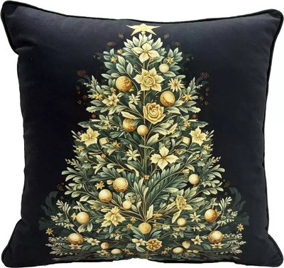 Чехол на подушку Arya Christmas Tree / 8680943258731 (черный) - 