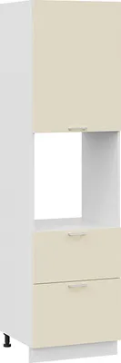 

Шкаф-пенал кухонный, Габриэлла 1П6Я2 с одной дверью и двумя ящиками