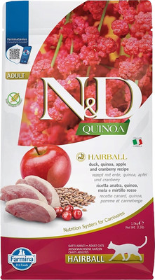 Сухой корм для кошек Farmina N&D Cat Quinoa Hairbal