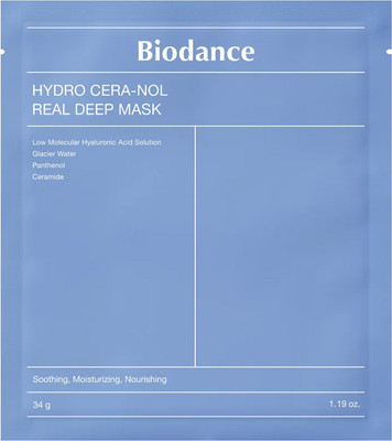 Маска для лица гидрогелевая Biodance Hydro Cera-nol Real Deep Mask -