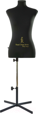 Манекен портновский Royal Dress Forms Christina + стойка Звезда (черный, размер 42)