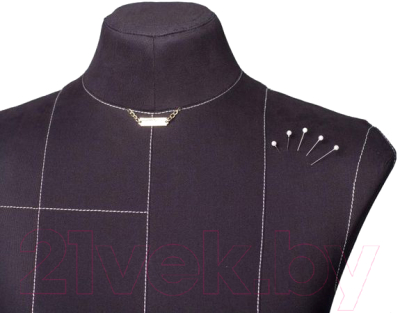 Манекен портновский Royal Dress Forms Monica+ стойка Милан (черный, размер 46)