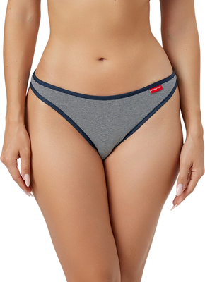 Трусы женские Mark Formelle 412621 (р.94, сине-молочная полоска/декор) - 