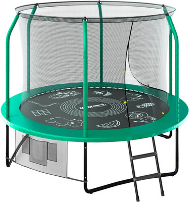 Батут UNIX Line Supreme Game 8ft / trusug8gr (зеленый) -