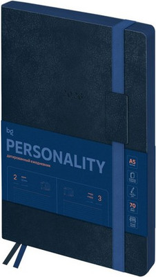 Ежедневник BG Personality Navy А5 / DdА5_09422 (176л) -